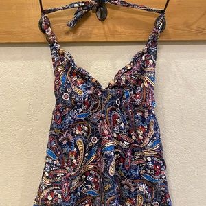 ⭐️NOW ONLY $10⭐️ Lucky Brand Paisley Tankini